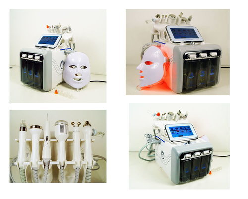 H2O2 RF Hydrafacial Portable Hydro Dermabrasion Machine 7 In 1 Jet Peel