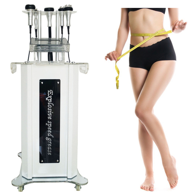 Standing 5 In 1 Cavitation Slimming Machine 40Khz Rf Vacuum For Beauty Salon