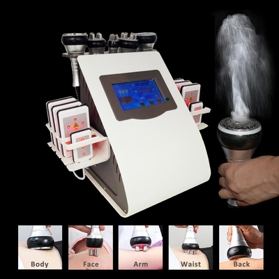Cavitation Laser Lipo RF Radio Frequency Skin Tightening Device 6 In 1 40K