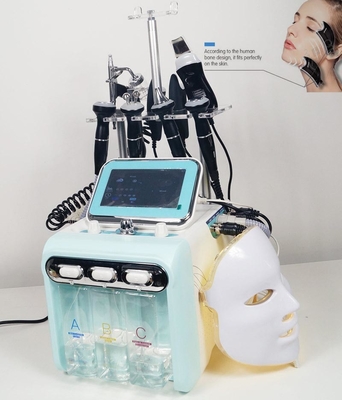 9 In 1 RF Oxygen Skin Care Machine H2O2 Hydrafacial Dermabrasion Device