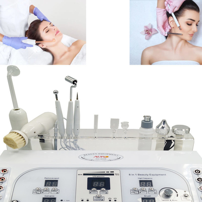 8 In 1 Ultrasonic Multifunctional Facial Machine Galvanic Vacuum Skin Tag Removal