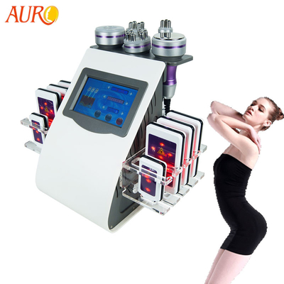 40KHz Laser Lipo Cavitation RF Machine Vacuum Slimming 6 In 1 300W