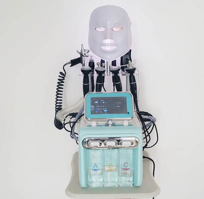 Hydrafacial Dermabrasion H2O2 Bubble Machine Hydrogen Oxygen 9 In 1 Microdermabrasion Beauty Instrument