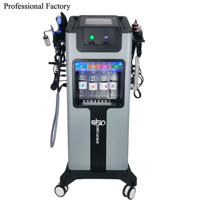 8 In 1 Skin Scrubber H2O2 Bubble Machine Hydrafacial Aqua Peel Hydra Dermabrasion Oxygen Spray Removes Wrinkles
