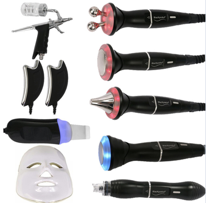 9 In 1 Hidro Dermabrasion Facial Beauty Machine Water Peeling Device Blue Color