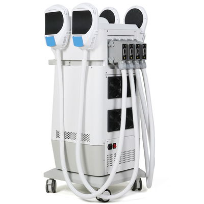 220V Muscle Stimulator Machine 4 Handles RF Electromagnetic EMS Sculpting