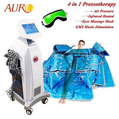 4 In 1 Infrared Pressotherapy Lymphatic Drainage Slimming Machine With EMS Electrostimulation