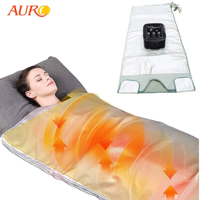 3 Zones Far Infrared Sauna Blanket Sweating Mat Slimming Machine
