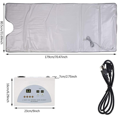 Effective Slimming 2 Zone Far Infrared Blanket Controlled By Micro Computer