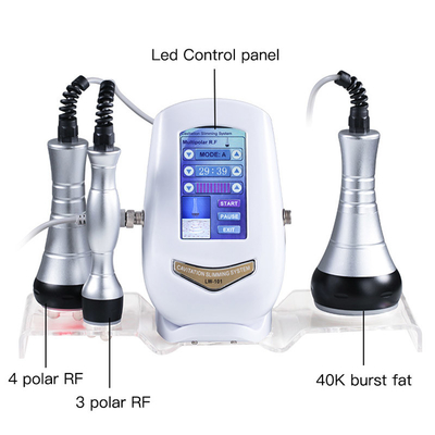 Portable Rf Tripolar Cavitation Body Slimming Machine Ultrasound Fat Burning