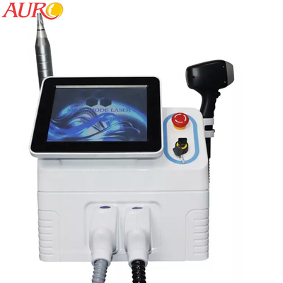 2 In 1 755nm 1064nm Diode Laser Hair Removal System Laser Tattoo Removal Equipment