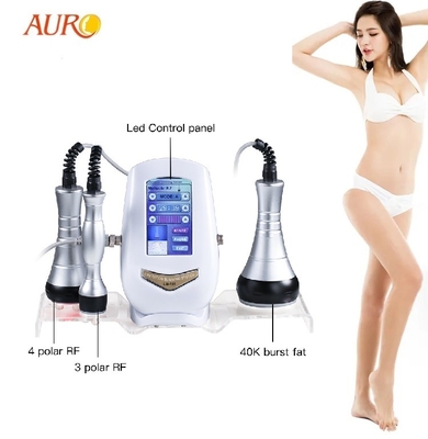 Mini RF Skin Tightening Device 40khz Cavitation Body Slimming 3 In 1 Machine