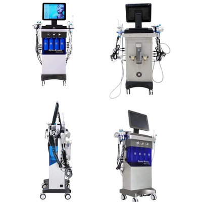 CE H2O2 Hydrafacial Machine Dermabrasion Ultrasound Skin Scrubber Vibration Cleaning Oxygen Jet Peel Machine