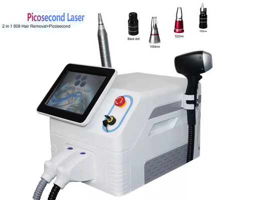 2 In 1 Picosecond Laser Tattoo Removal Machine 808nm Diode Laser Hair Removal system