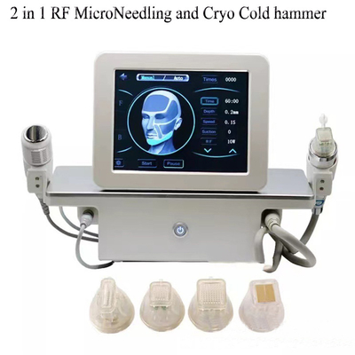 Skin Tightening RF Radio Frequency Machine Cold Hammer Micro Needling Machine