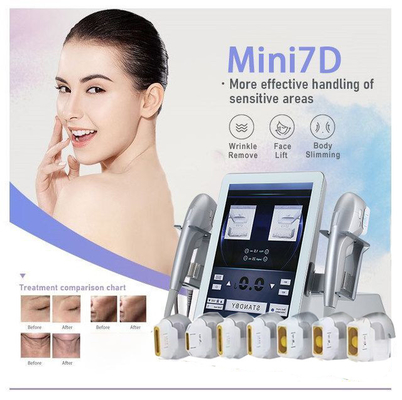 7D Hifu Face Lift Wrinkle Removal Machine With 7 Cartridges 1500W