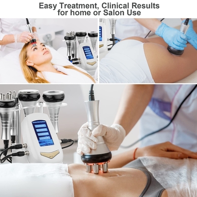 Fat Cavitation Radio Frequency Machine Multifunctional 4 In 1 Weight Loss Vacuum RF Cavitation Machine