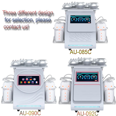 80k 6 In 1 Ultrasonic Lipo Vacuum Cavitation RF Machine For Weight Loss 8pcs Laser Pads