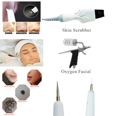 Galvanic High Frequency Facial Machine 8 In 1 Skin Tightening Cold Hammer Dark Spot Remover