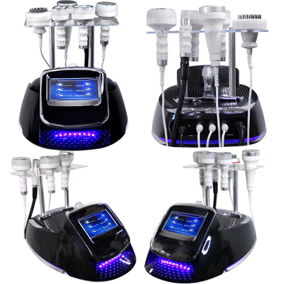 6 In 1 Microcurrent 80K Cavitation Slimming Machine With 3 Vacuum Probes Skin Rejuvenation