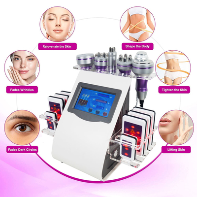 Spa 9 In One Laser Cavitation Machine RF 500W For Body Shaping