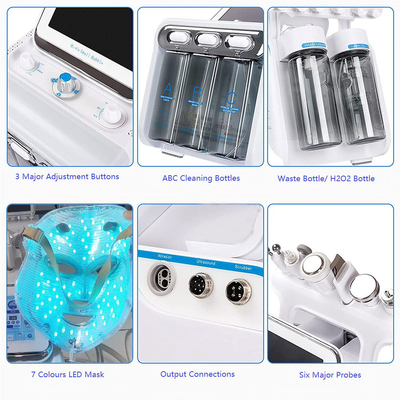 Home H2O2 Bubble Machine 7 In 1 Hydrafacial Microdermabrasion Machine