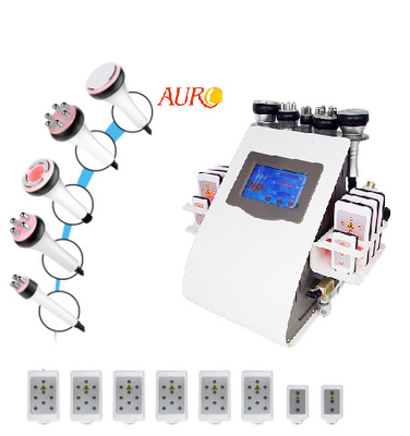 500W RF Vacuum Therapy Machine 40KHZ 6 In 1 Cavitation Machine With Lipo Laser