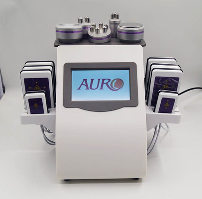 Lipolaser Vacuum Ultrasound RF Body Slimming Device Radio Frequency 6 In 1