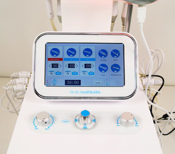 Portable Ultrasonic H2O2 Bubble Machine RF Hydra Oxygen Facial Machine