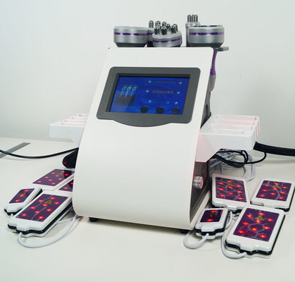 Facial 40K Slimming 6 In 1 Ultrasonic Cavitation Machine Vacuum Radio Frequency