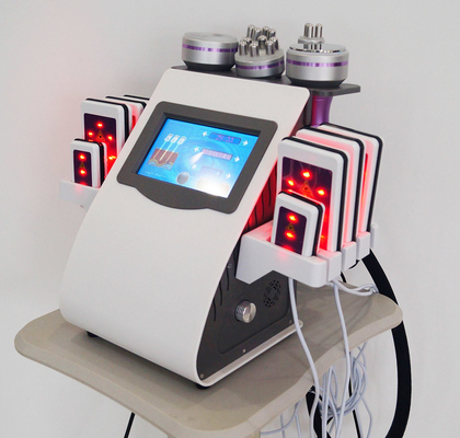 Facial 40K Slimming 6 In 1 Ultrasonic Cavitation Machine Vacuum Radio Frequency