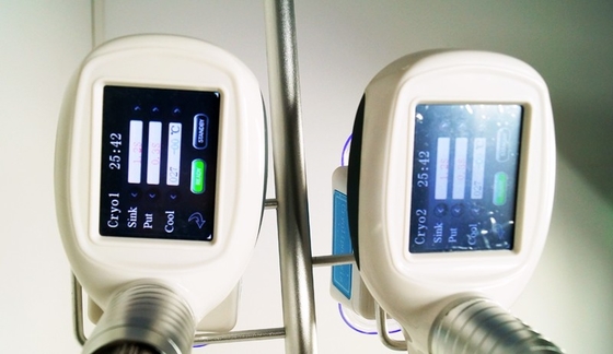 500W RF Cryo Lipo Machine Two Probes Cavitation Beauty Machine