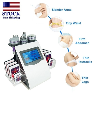 40K Body Slimming Cavitation Lipo Laser Machine 6 In 1 300W For Salon