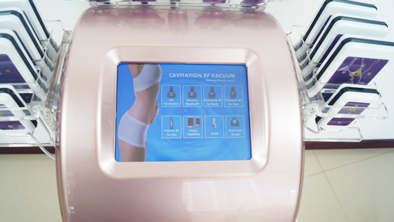 Body Slimming 40K Lipo Cavitation Machine RF Vacuum 9 In 1 For Weight Loss