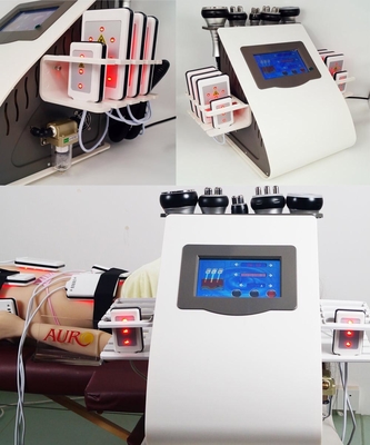 Salon RF Laser Lipo Cavitation Machine 6 In 1 110V 220V For Weight Loss