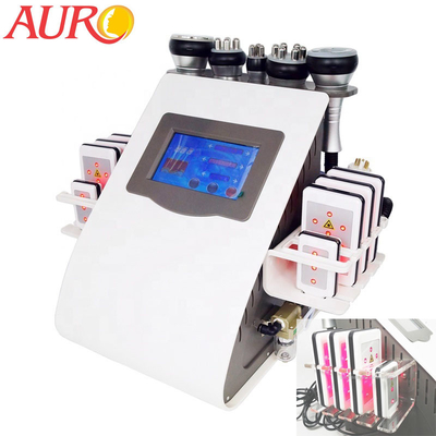 6 In 1 40K Lipo Cavitation Machine Vacuum RF For Cellulite Reduction