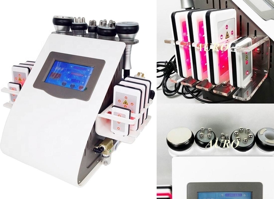 6 In 1 40K Lipo Cavitation Machine Vacuum RF For Cellulite Reduction