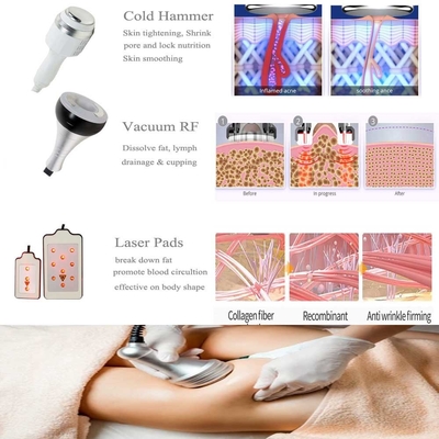 Multipolar Skin Lift Lipo Cavitation Machine RF 9 In 1 Cellulite Reduction Device