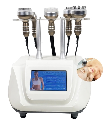 40K RF Vacuum Cavitation Body Slimming Machine 5 In 1 With 5 Handles