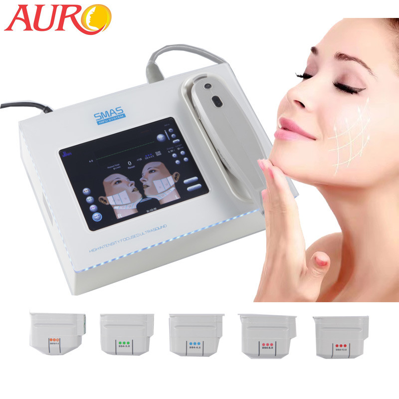 Portable Smas 3D 4D Hifu Facial Machine Salon Neck Lift Anti Wrinkle Apparatus
