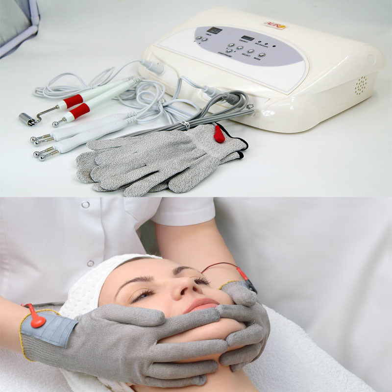 Micro Current Therapy Face Massage Roller 3 In 1 Microcurrent Face Lift Skin Care Products