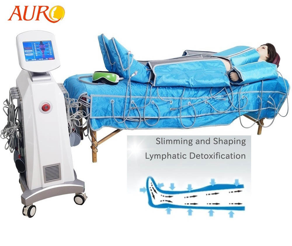 750W Far Infrared Pressotherapy 4 In 1 Lymphatic Drainage EMS Detoxifying Pressotherapy Slimming Machine