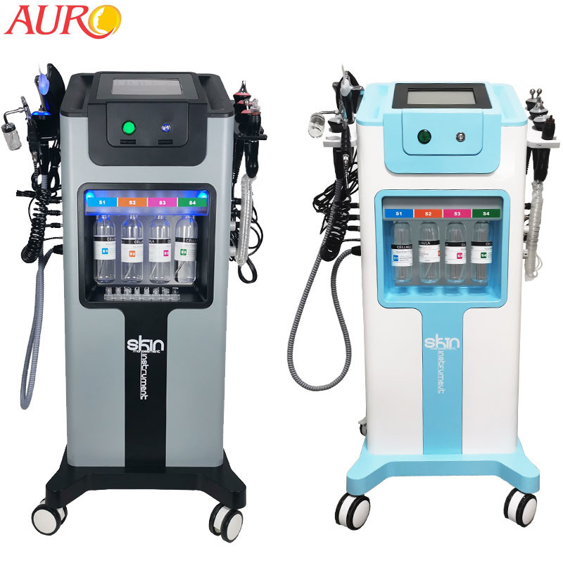 Facial H2O2 Bubble Hydrogen Oxygen Spray Remove Blackheads Reduce Eye Wrinkles 8 In 1 Machine