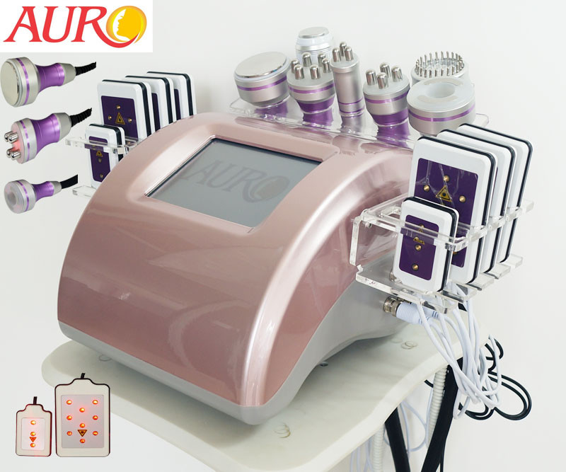 Body Slimming 40K Lipo Cavitation Machine RF Vacuum 9 In 1 For Weight Loss