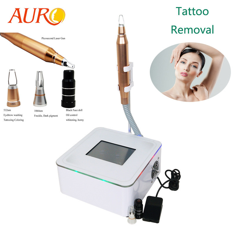 OEM Q Switch Commercial Tattoo Removal Machine White Color ND Yag Laser