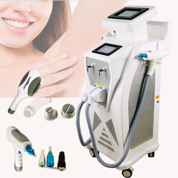 Laser OPT SHR Nd Yag IPL Hair Removal Machine 3 In 1 480nm 530nm For Salon